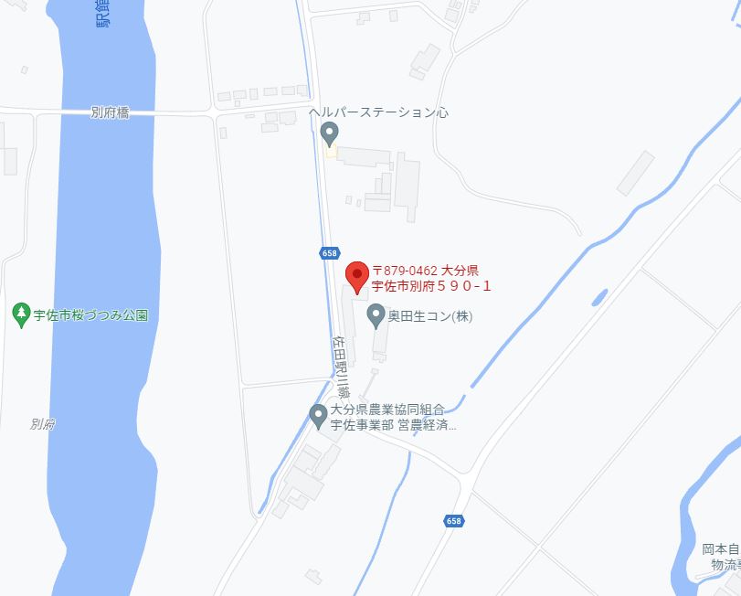 奥田生コン地図